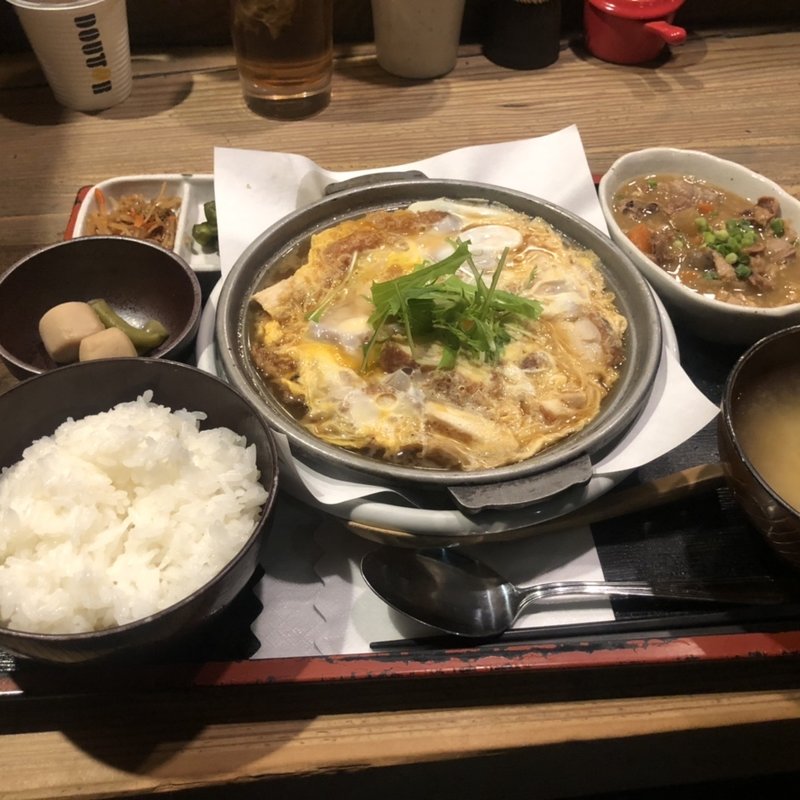 カツ煮定食(鳥一 外苑前店 （とりいち）)