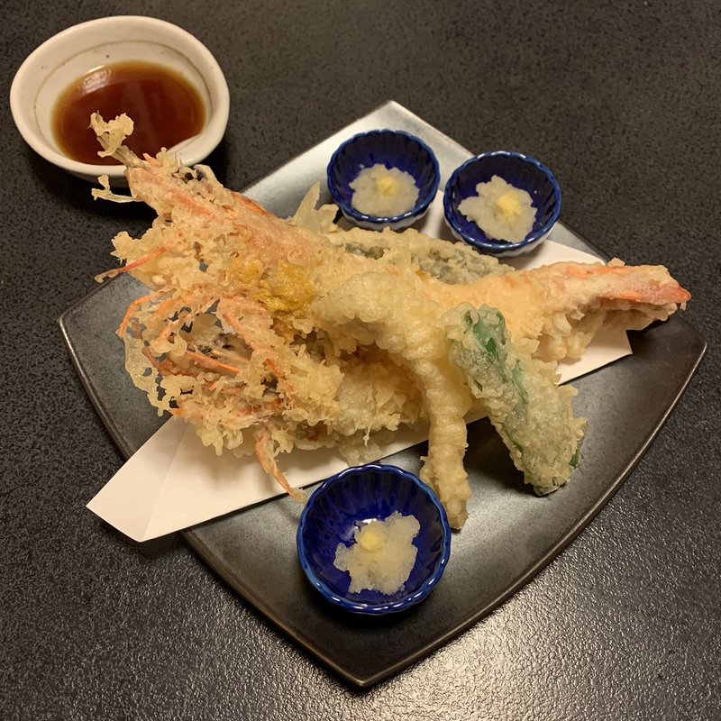 天ぷら盛合せ(くぼ田)