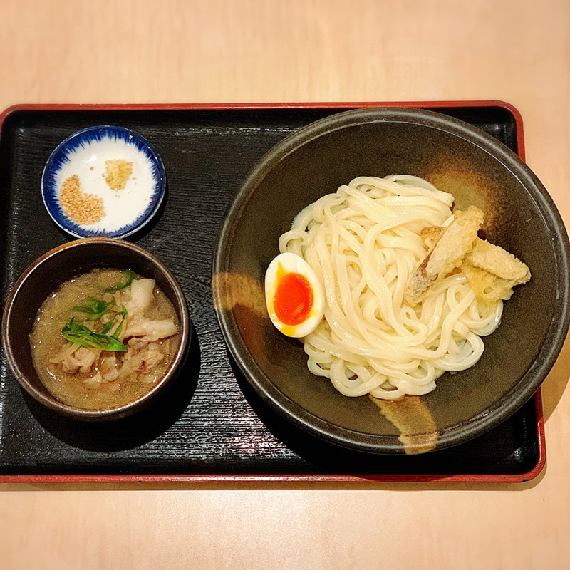 広島もみじ豚のつけ汁うどん(美の庵 )