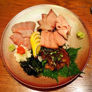 寒鰤のお造り盛り合わせ(もん善別館 )