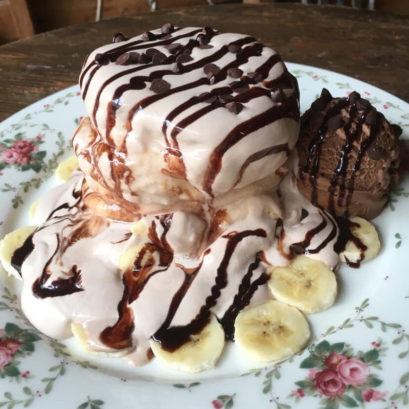 バナナチョコレートパンケーキ(イリヤプラスカフェ＠カスタム倉庫)