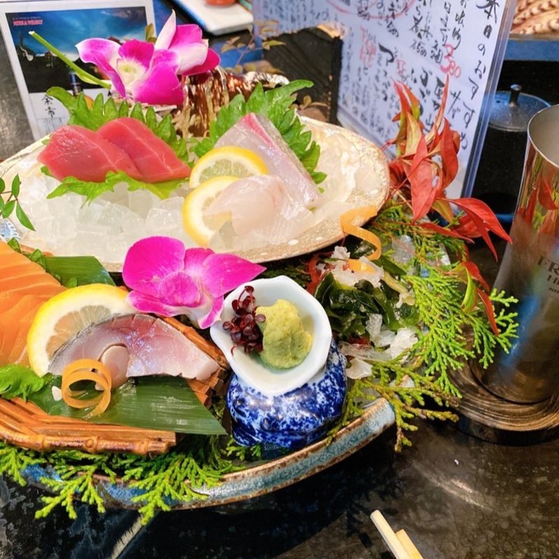 刺身盛り合わせ(海鮮居酒屋 なかよし難波店)