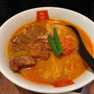 パーコーカレー坦々麺(四条富小路 麺屋虎杖 有楽町)