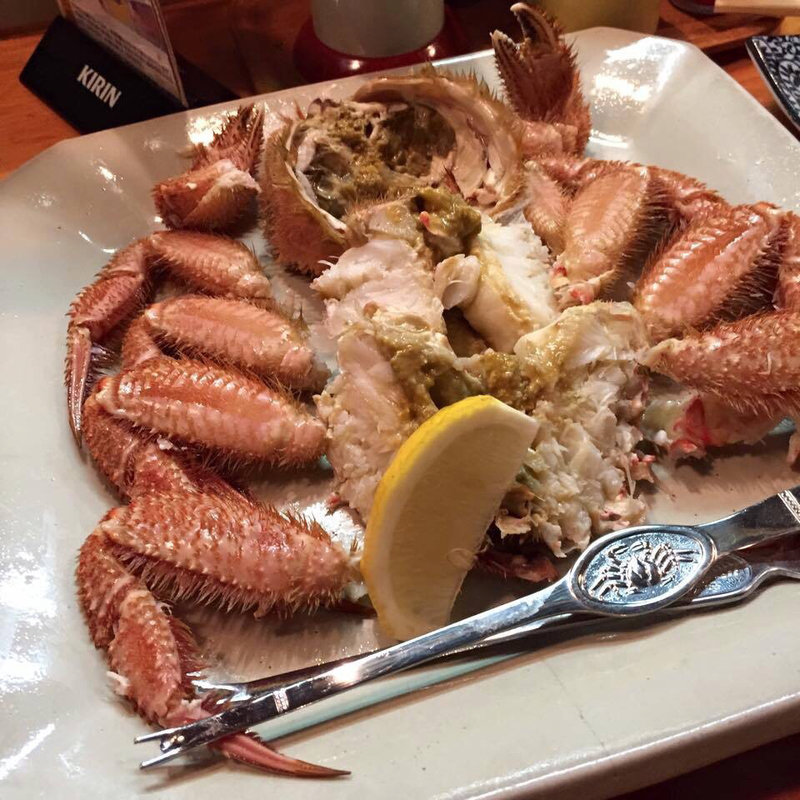 北海道海明けの毛ガニ(飲喰屋 こけこっこう )