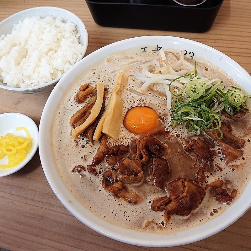 中華蕎麦・肉玉子入り(小)(王者-23 )