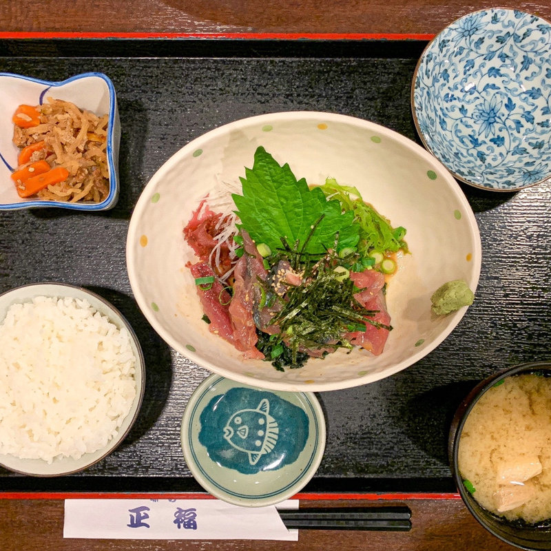 胡麻さば定食(味の正福)