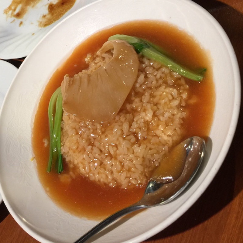 フカヒレあんかけ炒飯(中華街　桂宮)