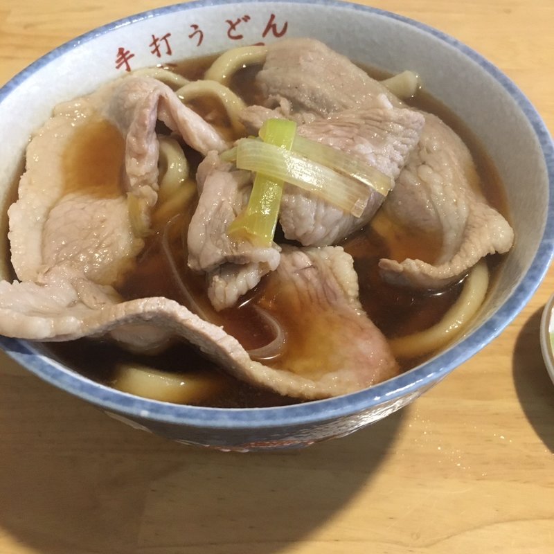 肉南蛮うどん(手打ちうどん 松屋)