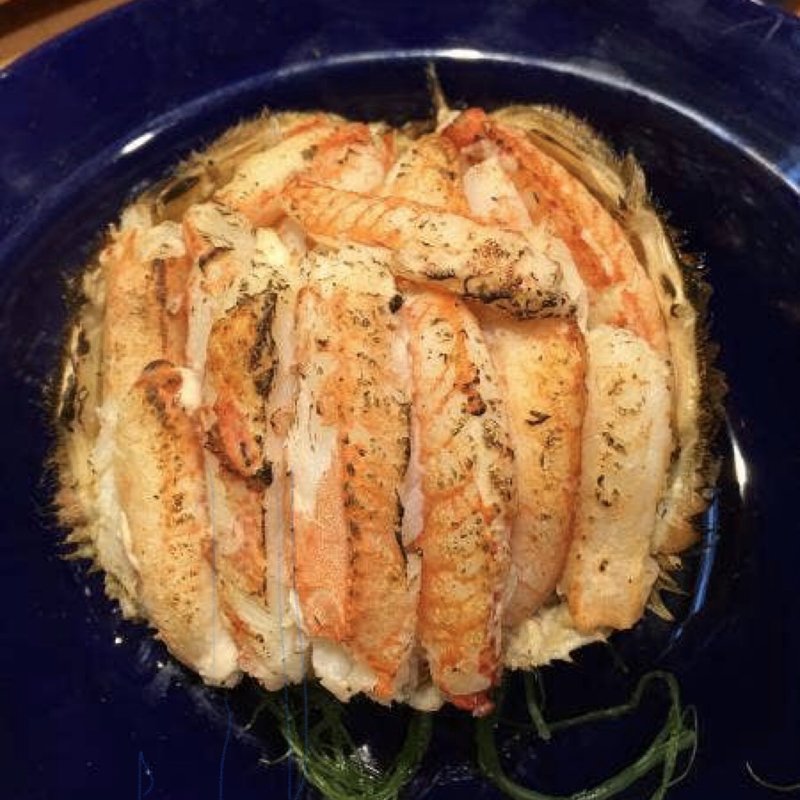 毛蟹の甲羅焼(鮨割烹 羽月)
