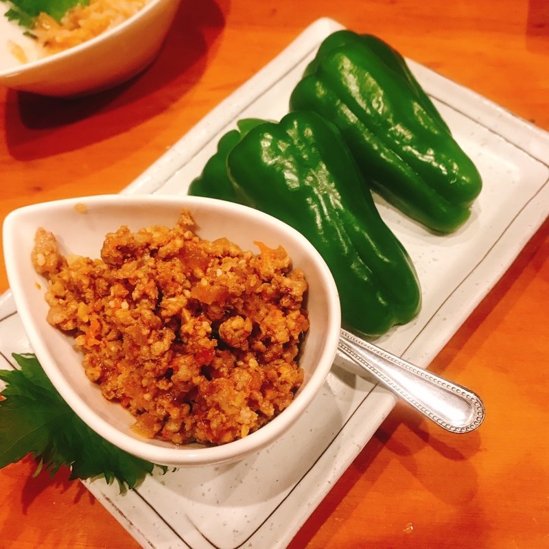 パリパリピーマン(鳥のぶ)