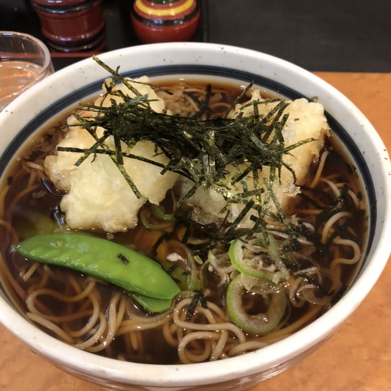 揚げ餅そば(蕎麦一心たすけ大門店)
