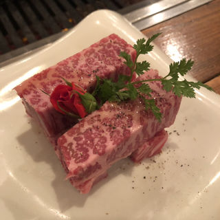 松坂牛のステーキ(赤坂焼肉 KINTAN)