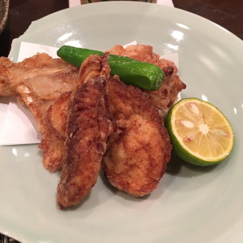 ふぐの唐揚げ(成城きた山 本店)