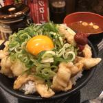 大阪ホルモン丼(牛かつ専門店 日本橋 富士)