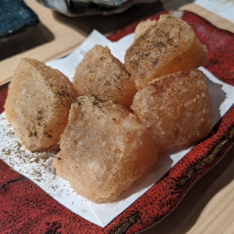 味染みおでん大根の唐揚げ(うおや　坐唯杏)