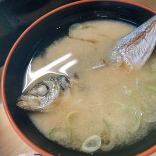 Aセット　アジの味噌汁(惣四郎 )