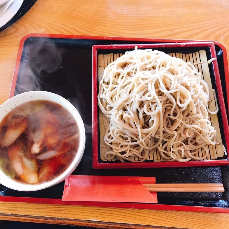 とり肉つけそば（大盛り）(竜神庵太田店)
