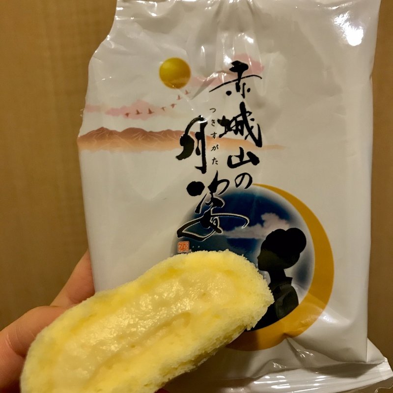 赤城山の月姿(太田強戸PA)