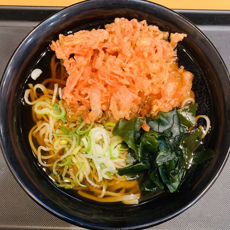 紅いか天そば(名代 富士そば しのばず店 )