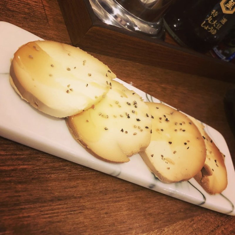 クリームチーズのたまり醤油漬け(籃らん（らんらん）)