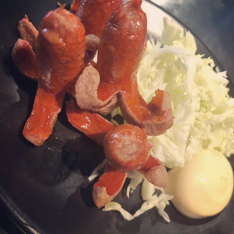 赤ウインナー5個(籃らん（らんらん）)