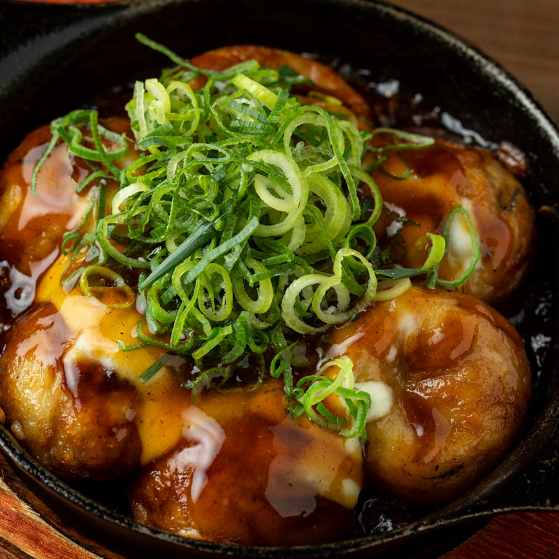 鉄板チーズたこ焼 8個(はち八 池袋西口店)