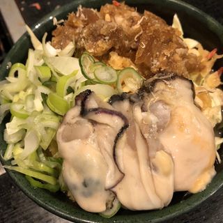 牡蠣、ネギ、牛すじ(もんじゃ 蔵)