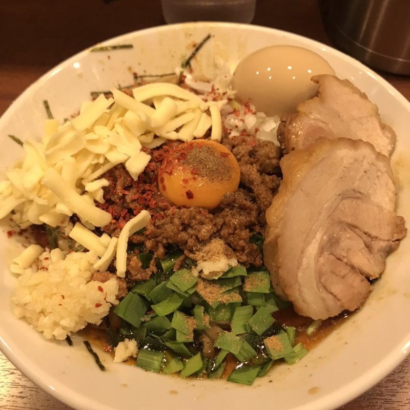 限定C 台湾まぜそば＋豚2枚＋チーズ(麺屋　づかちゃん)