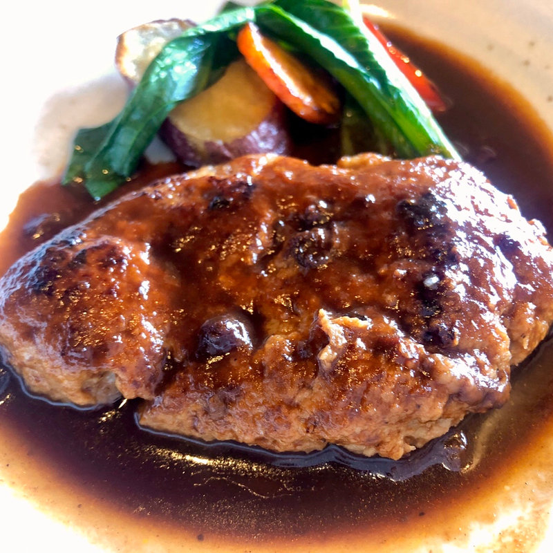 ハンバーグ定食(野の花 )