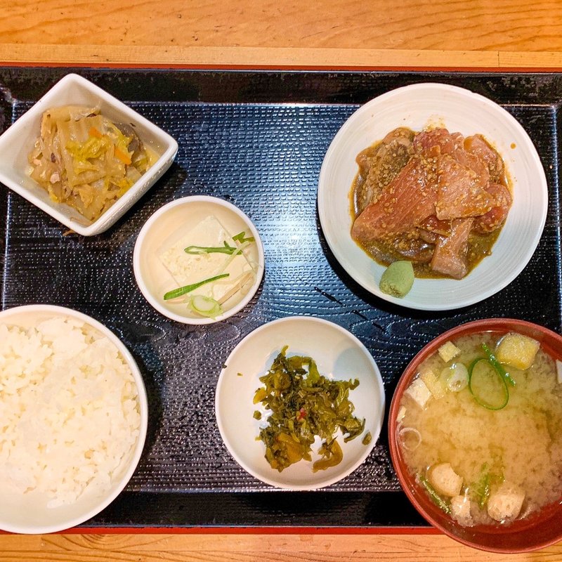 胡麻ブリ定食(おきよ)