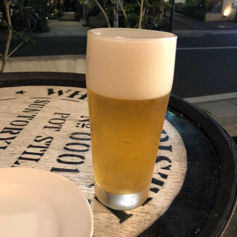生ビール(かしわビストロバンバン 今泉店)