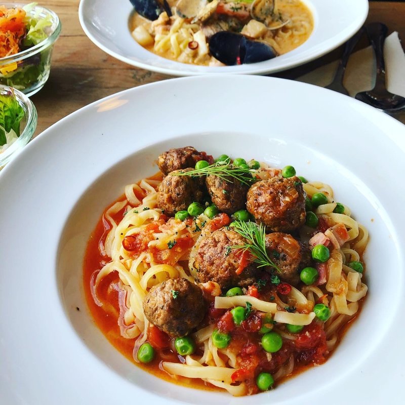 ピリ辛ミートボールパスタランチ(ブリキッカ （BRIKIKKA）)