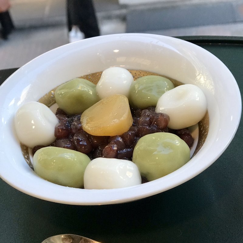 冷やし白玉あずき(銀座　鹿の子)