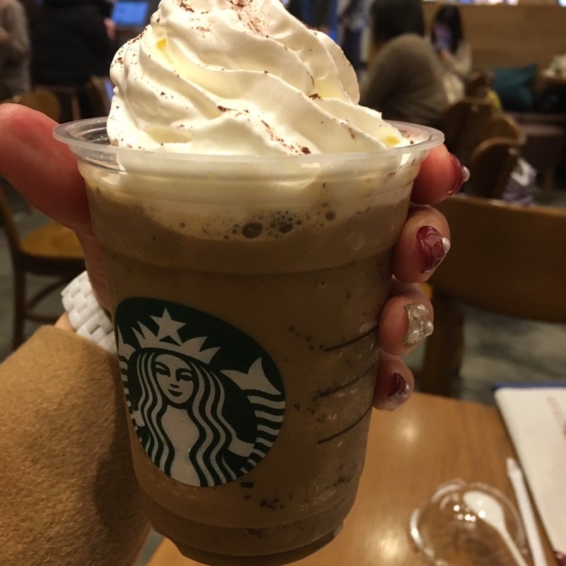 チョコレートwithミルクティーフラペチーノ(スターバックスコーヒー ららぽーとTOKYO-BAY 南館店)