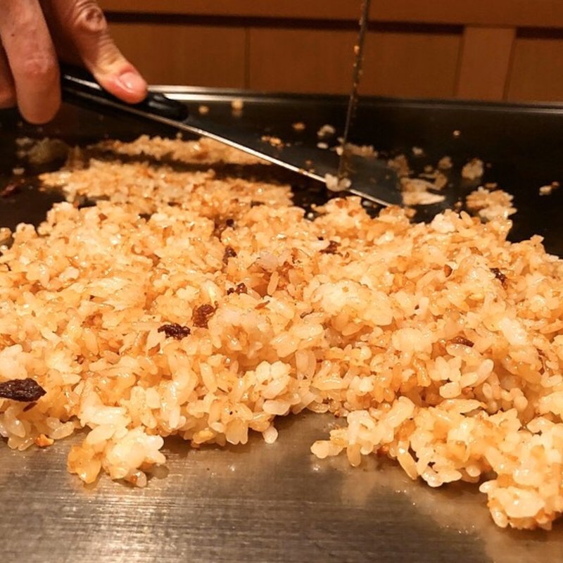 ガーリックライス(鉄板焼ときわ)