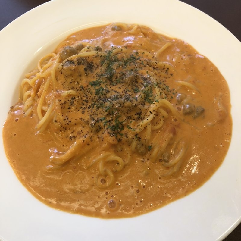 ミートカルボナーラ大盛り(生パスタ専門店カレン)