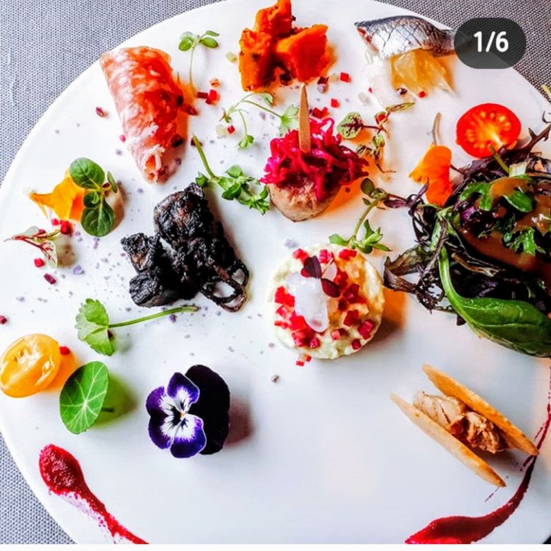 10種類の前菜  ランチコース(ル アイ 谷町店)