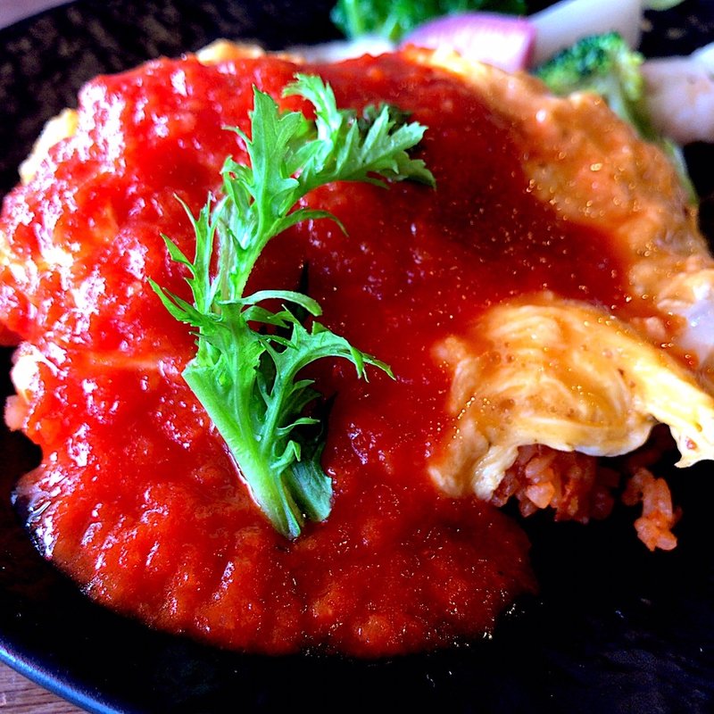 川崎卵のふわとろオムライス(支倉庭)