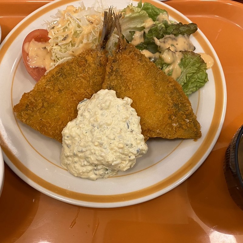 アジフライ定食(ニューあかり)