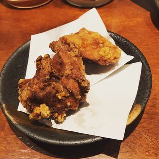 鶏の唐揚げ(つけ麺らーめん春樹 祖師ヶ谷大蔵店)
