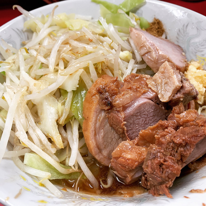 汁なしラーメン(ラーメン二郎 環七一之江店 （らーめんじろう）)