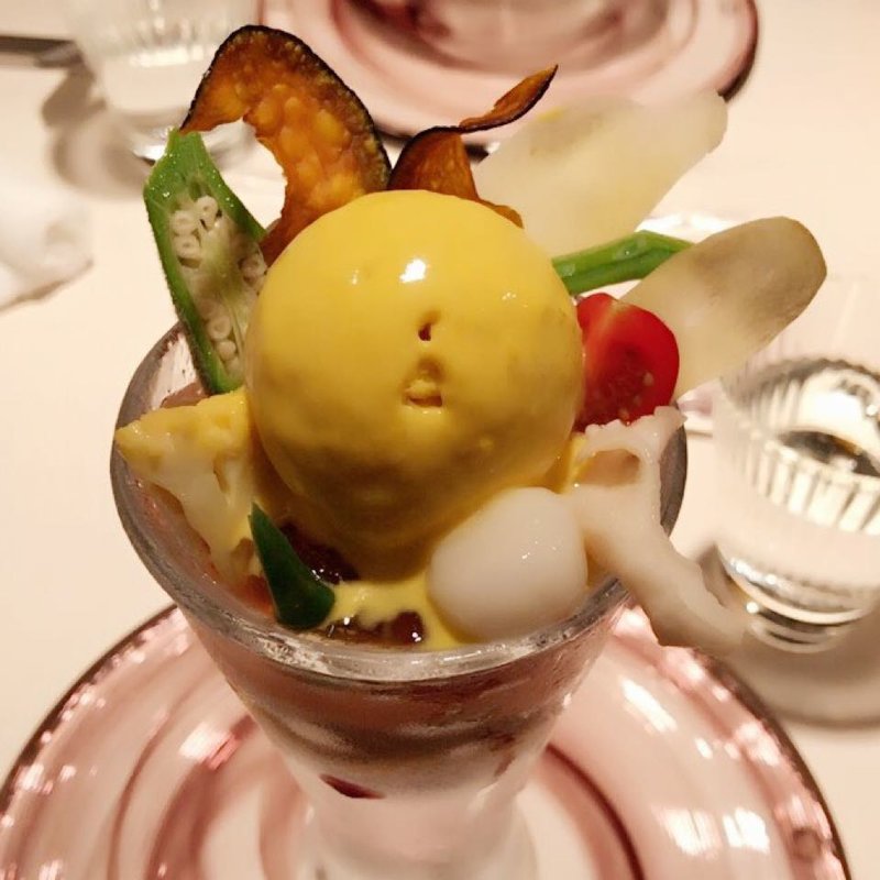 コース 野菜のパフェ(ビストロ アム)