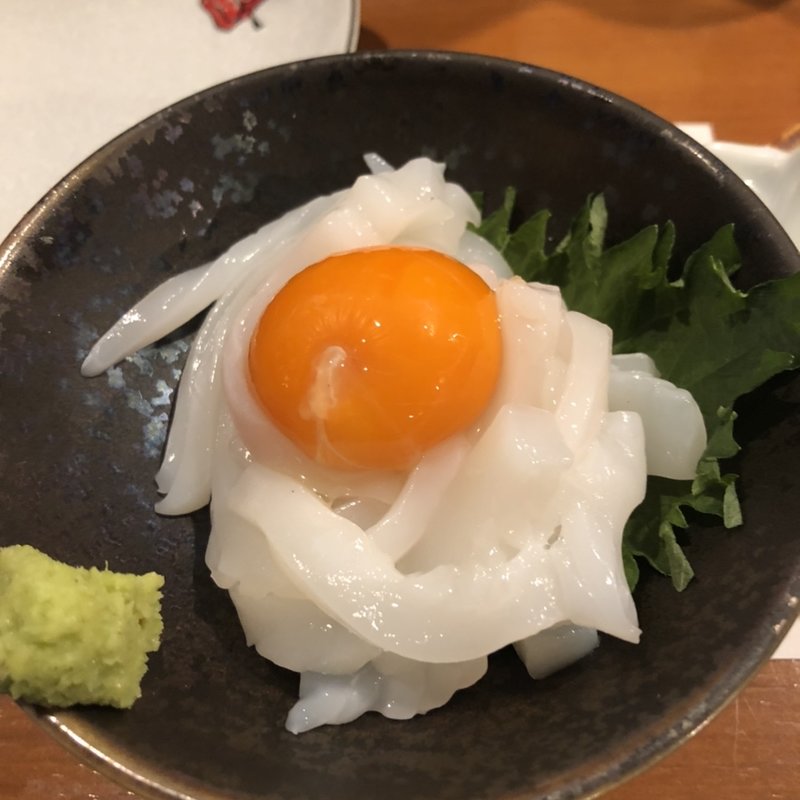 イカ月見(旬味旬菜 大和)