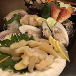 貝刺身盛り合わせ(貝侍 )