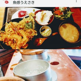 天丼定食(魚感うえさき)