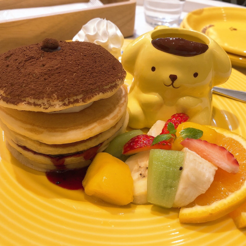 ベーグル特製！パンケーキタワー(ポムポムプリンカフェ 横浜店 )