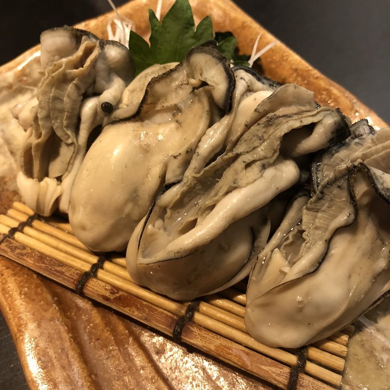 牡蠣の酒蒸し(まんぷく代々木上原)