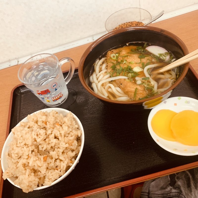 きつね定食(あめや)