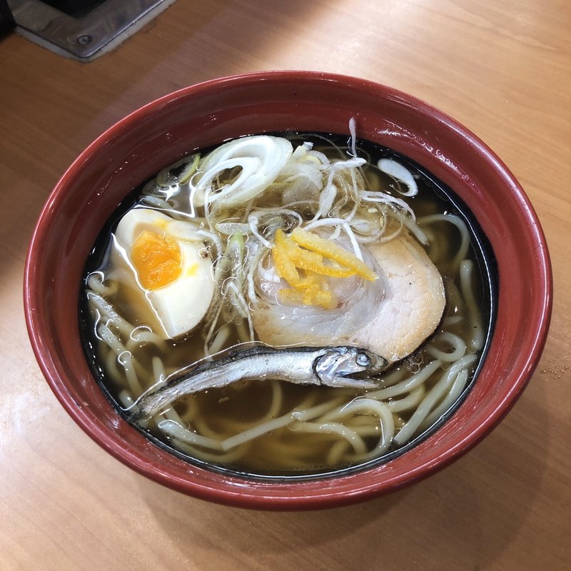 追い鰹醤油ラーメン(くら寿司 世田谷喜多見店)
