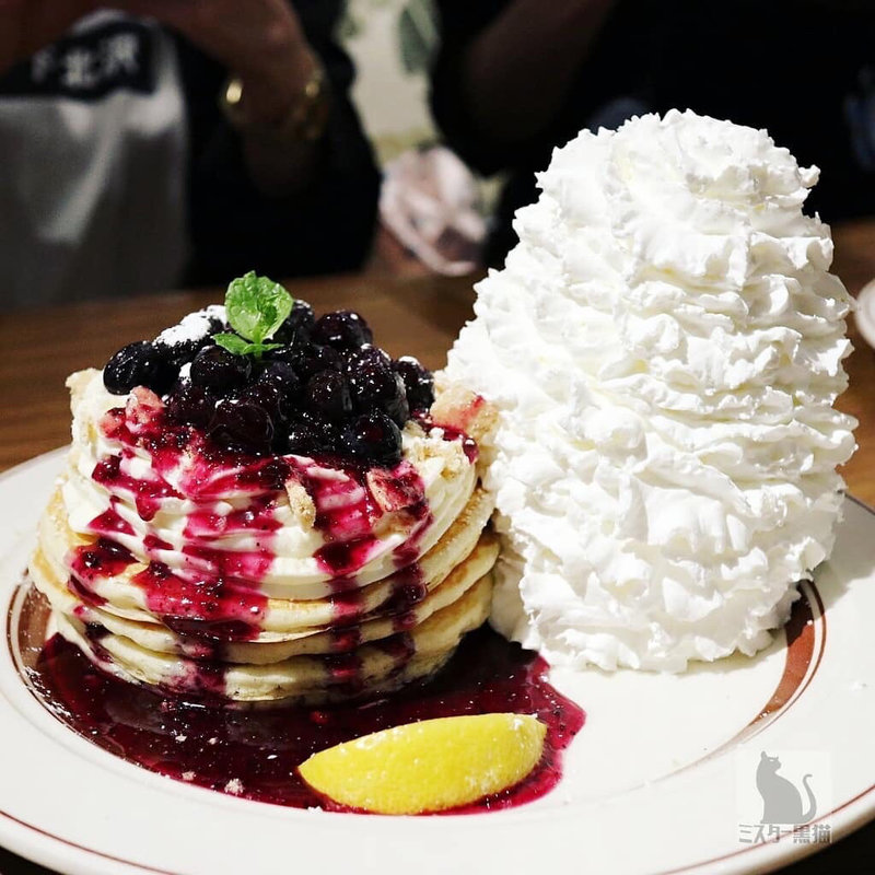 ブルーベリーレアチーズパンケーキ(Eggs 'n Things 原宿店)